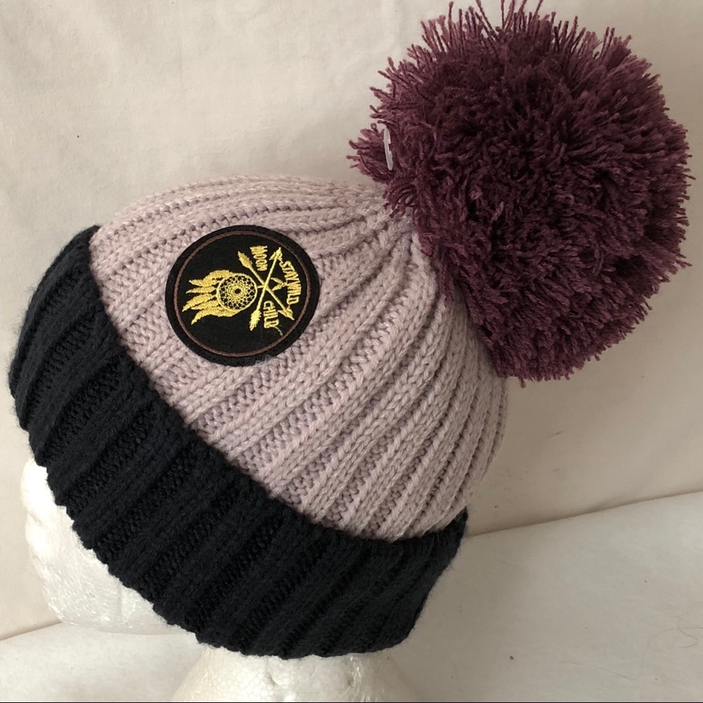 Free People Happy Place PomPom Beanie - Picture 3 of 5